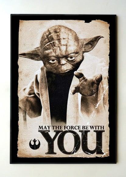Quadro Star Wars Yoda (you)