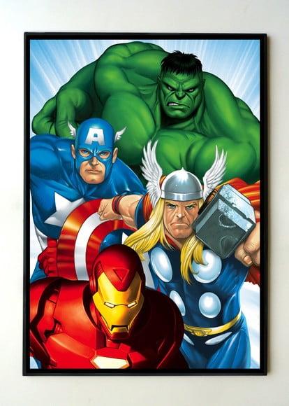 Quadro Vingadores 01
