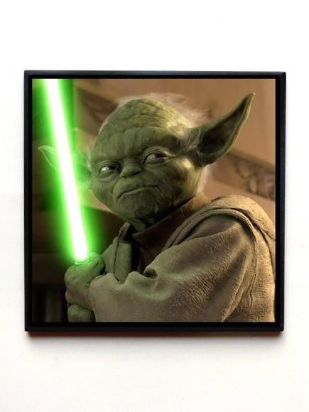 Quadro Yoda Lightsaber