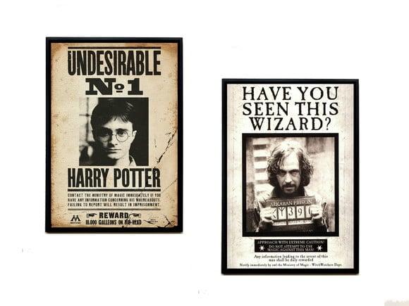Quadros Harry Potter Cartazes