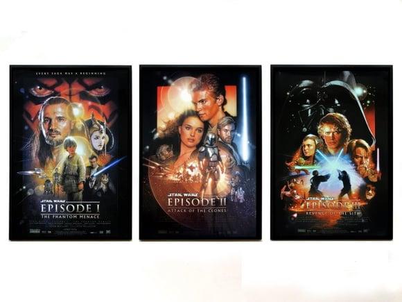 Quadros Star Wars Trilogia Prequel