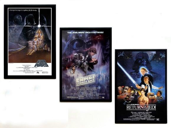 Quadros Star Wars Trilogia Clássica