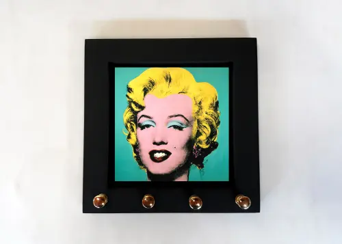 Porta Chaves Marilyn Monroe Pop Art Verde