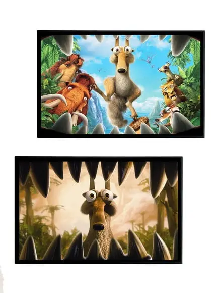 Dupla de Quadros a Era do Gelo
