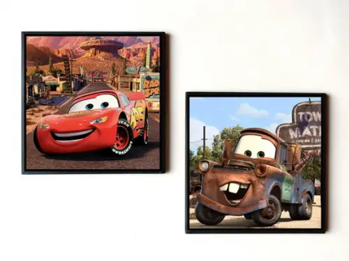 Dupla De Quadros Carros