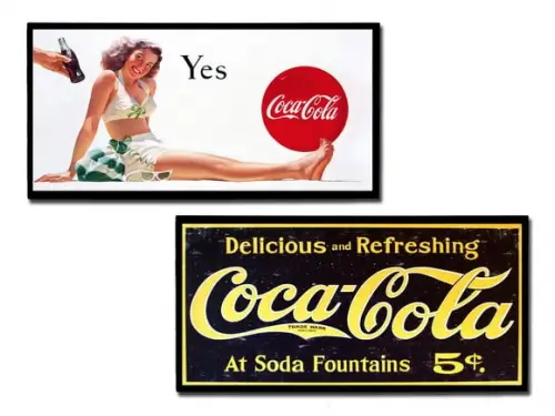 Dupla de Quadros Coke Vintage 02