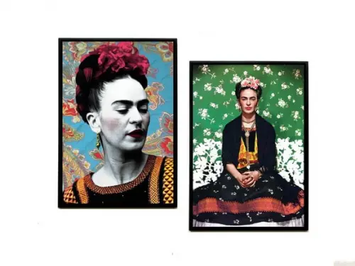 Dupla de Quadros Frida Kahlo 01
