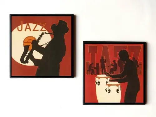 Dupla de quadros Jazz