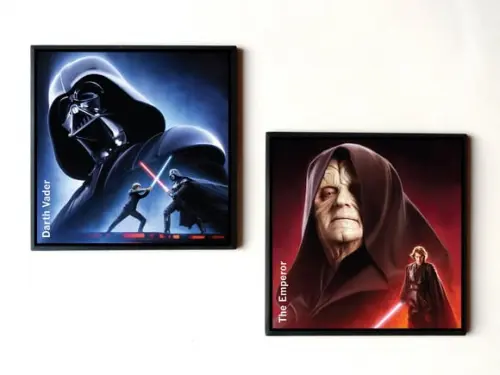 Dupla de quadros Star Wars (Dark Side)
