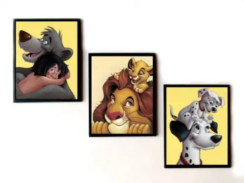 Jogo de quadros Disney