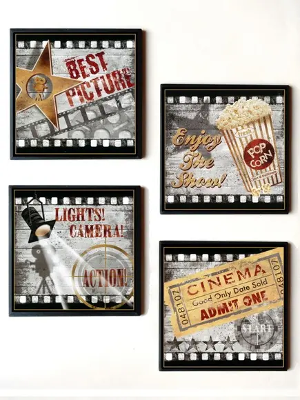 Jogo De Quadros Cinema ( Mod. 02 )