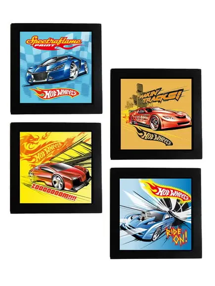 Jogo de Quadros Hot Wheels
