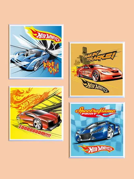 Jogo de Quadros Hot Wheels