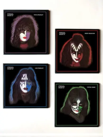 Jogo de quadros Kiss