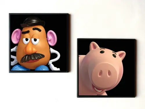 Jogo de Quadros Toy Story ( Woody e Buzz)