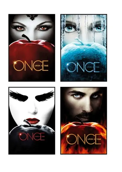 Kit de Placas Decorativas Once Upon a Time