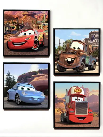 Kit de quadros Carros