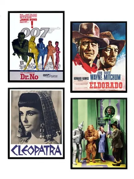 Kit de Quadros Cinema Clássicos 03