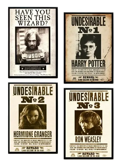 Kit de Quadros Harry Potter Procurados
