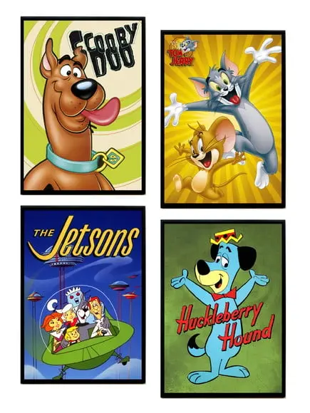 Kit de Quadros Desenhos Hanna Barbera