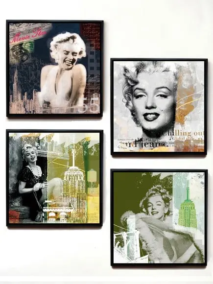 Kit de Quadros Marilyn Monroe