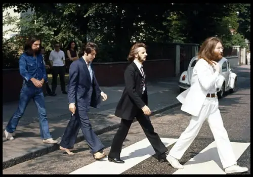 Placa Decorativa Abbey Road Alternativo