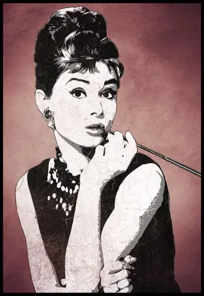 Placa Decorativa Audrey