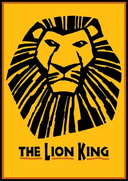 Placa Decorativa Broadway The Lion King
