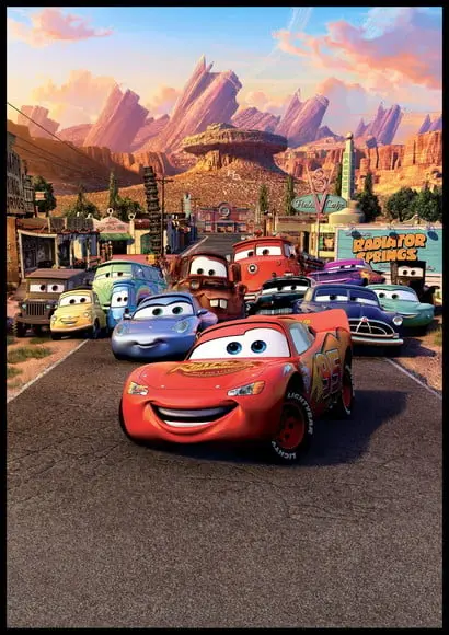Placa Decorativa Carros