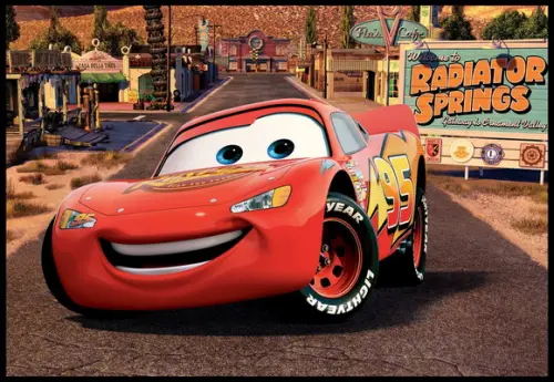 Placa Decorativa Carros Mcqueen