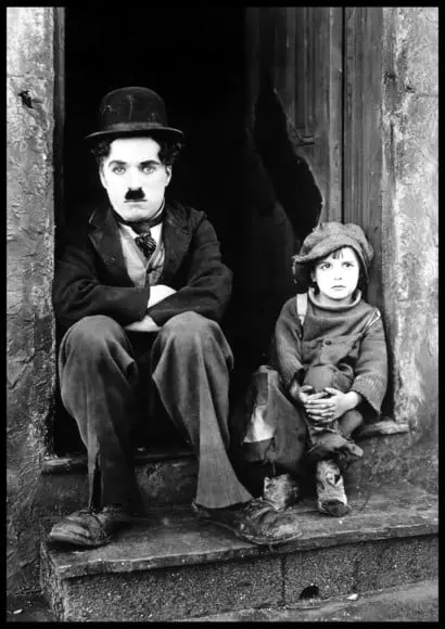 Placa Decorativa Charles Chaplin o Garoto