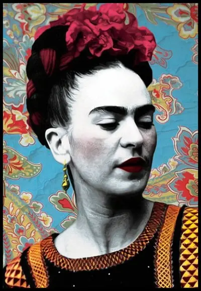 Placa Decorativa Frida