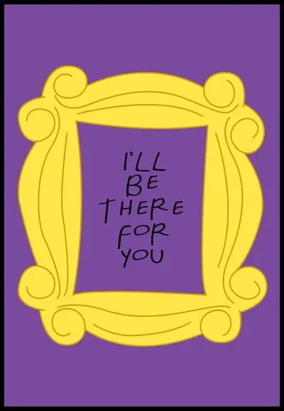 Placa Decorativa Friends 2