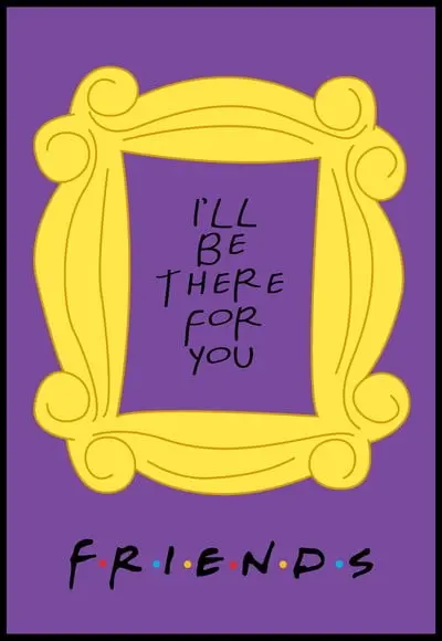 Placa Decorativa Friends 1