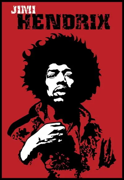 Placa Decorativa Jimi Hendrix