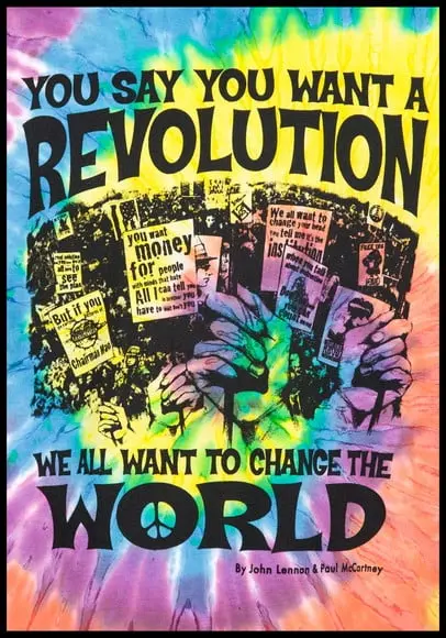 Placa Decorativa Letra Revolution