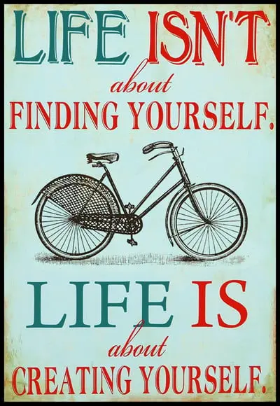 Placa Decorativa Life Is