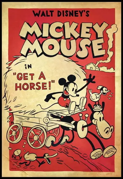 Placa Decorativa Mickey Mouse Vintage