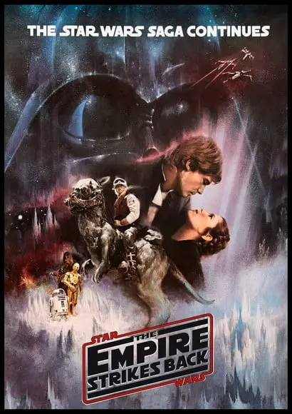 Placa Decorativa Star Wars o Império Contra-ataca