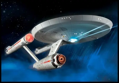 Placa Decorativa Startrek Enterprise 01