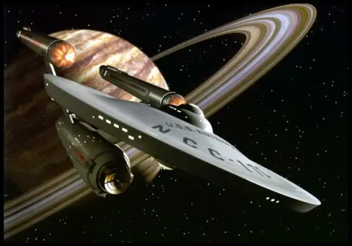 Placa Decorativa Startrek Enterprise 02