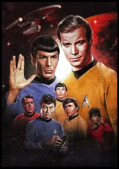 Placa Decorativa Startrek