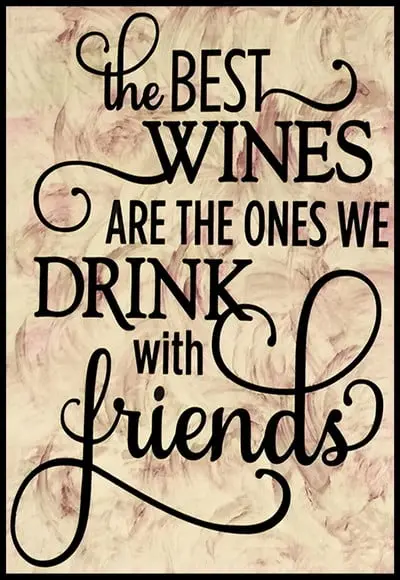 Placa Decorativa The Best Wines