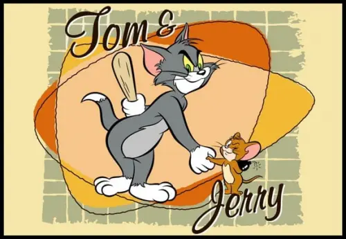 Placa Decorativa Tom e Jerry 02