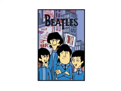 Placa Impressão Uv Beatle S Cartoon