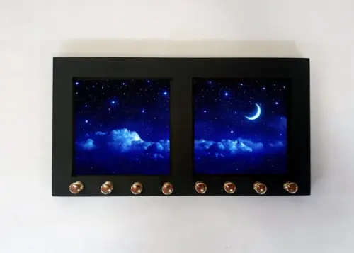Porta Colar Céu Estrelado