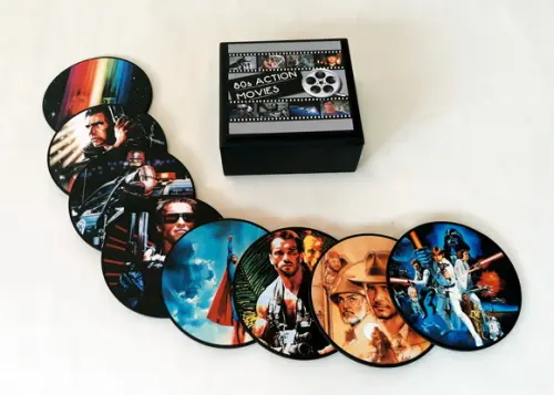 Porta Copos Cinema 80 (action Movies)