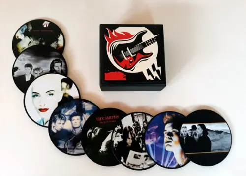 Porta Copos Discos Pop Rock