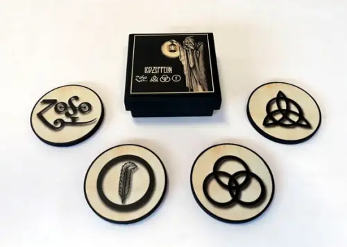 Porta Copos Led Zeppelin Simbolos