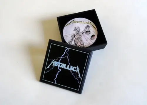 Porta copos Metallica